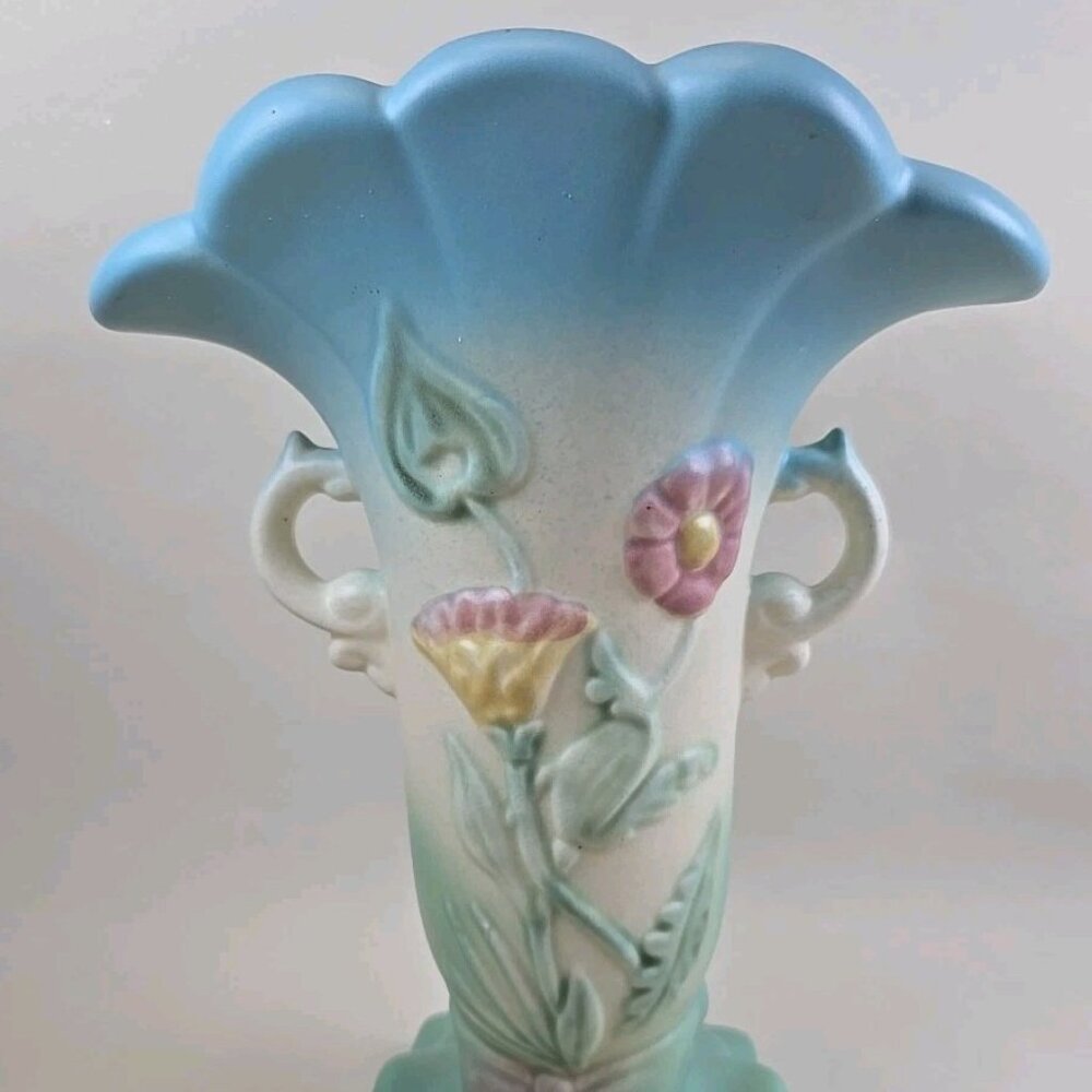 Hull Art Pottery Bow Knot Vase, B-8-8 1/2